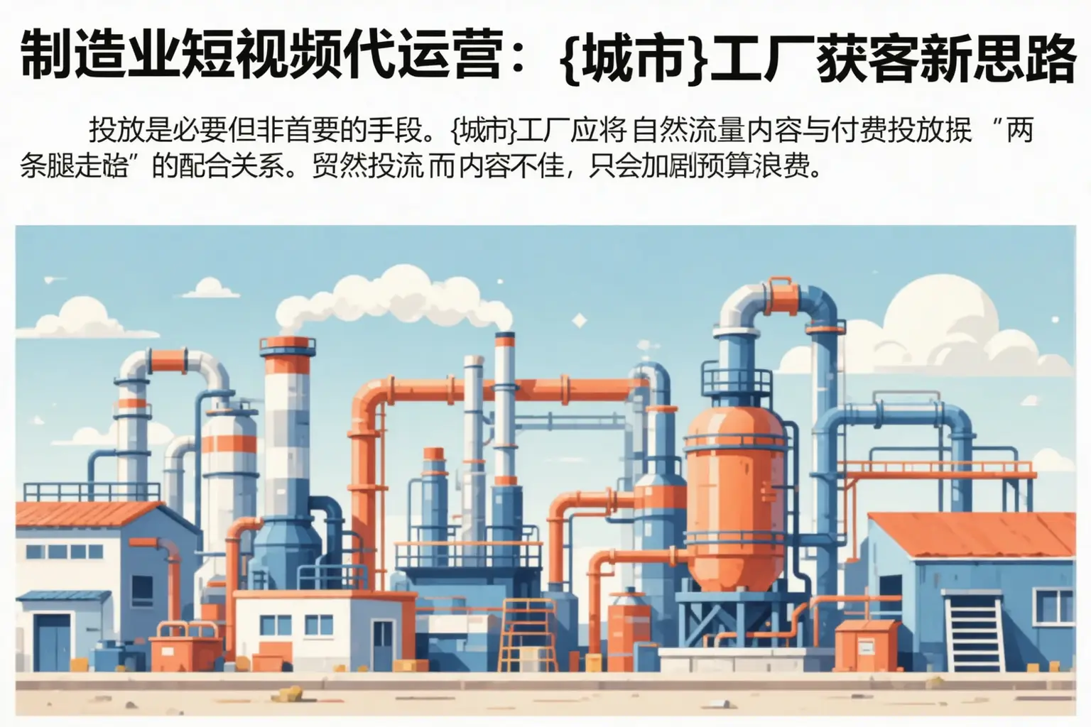 制造业短视频代运营：贵阳工厂获客新思路