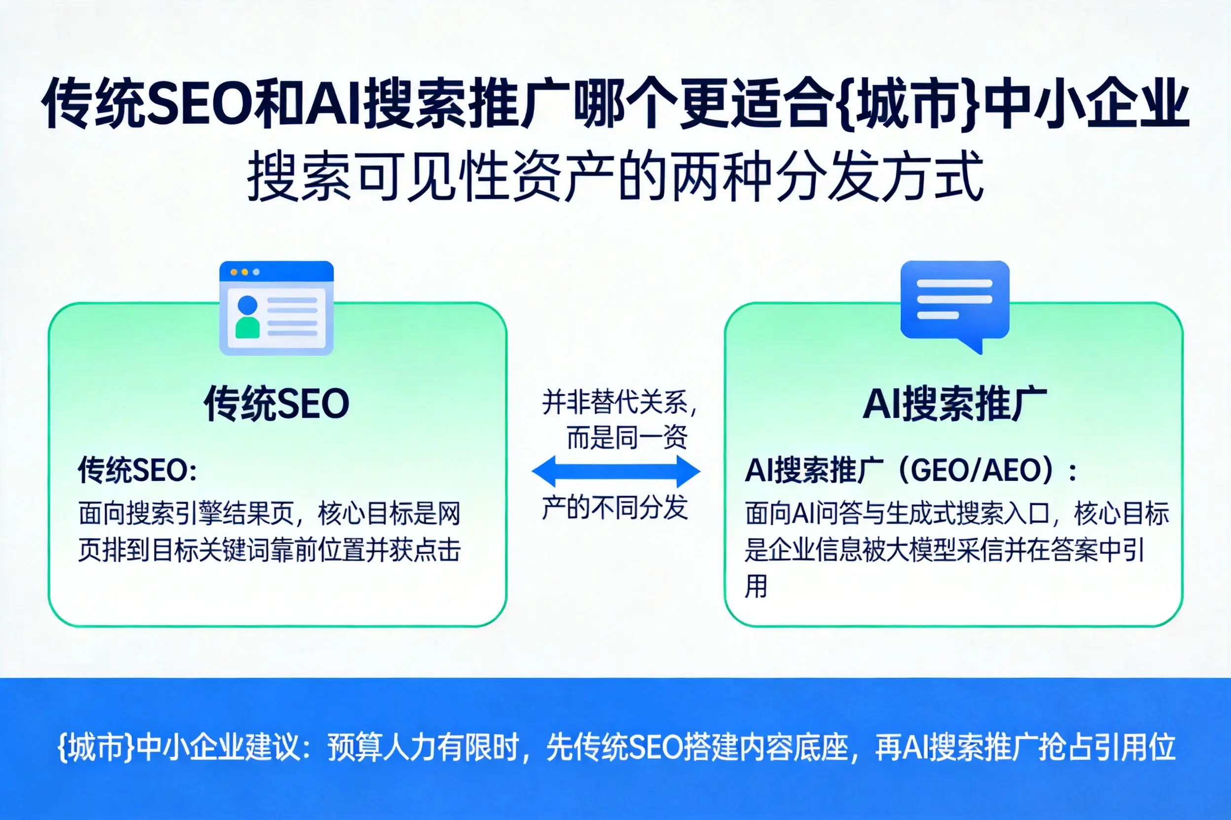传统SEO和AI搜索推广哪个更适合贵阳中小企业