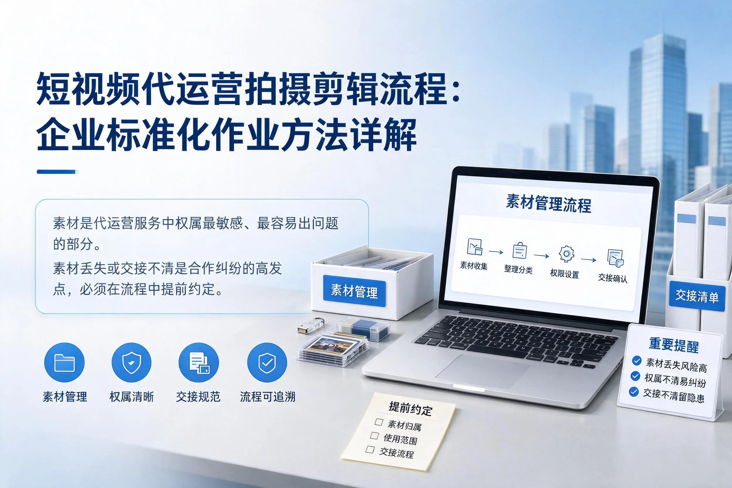 短视频代运营拍摄剪辑流程：贵阳企业标准化作业方法详解