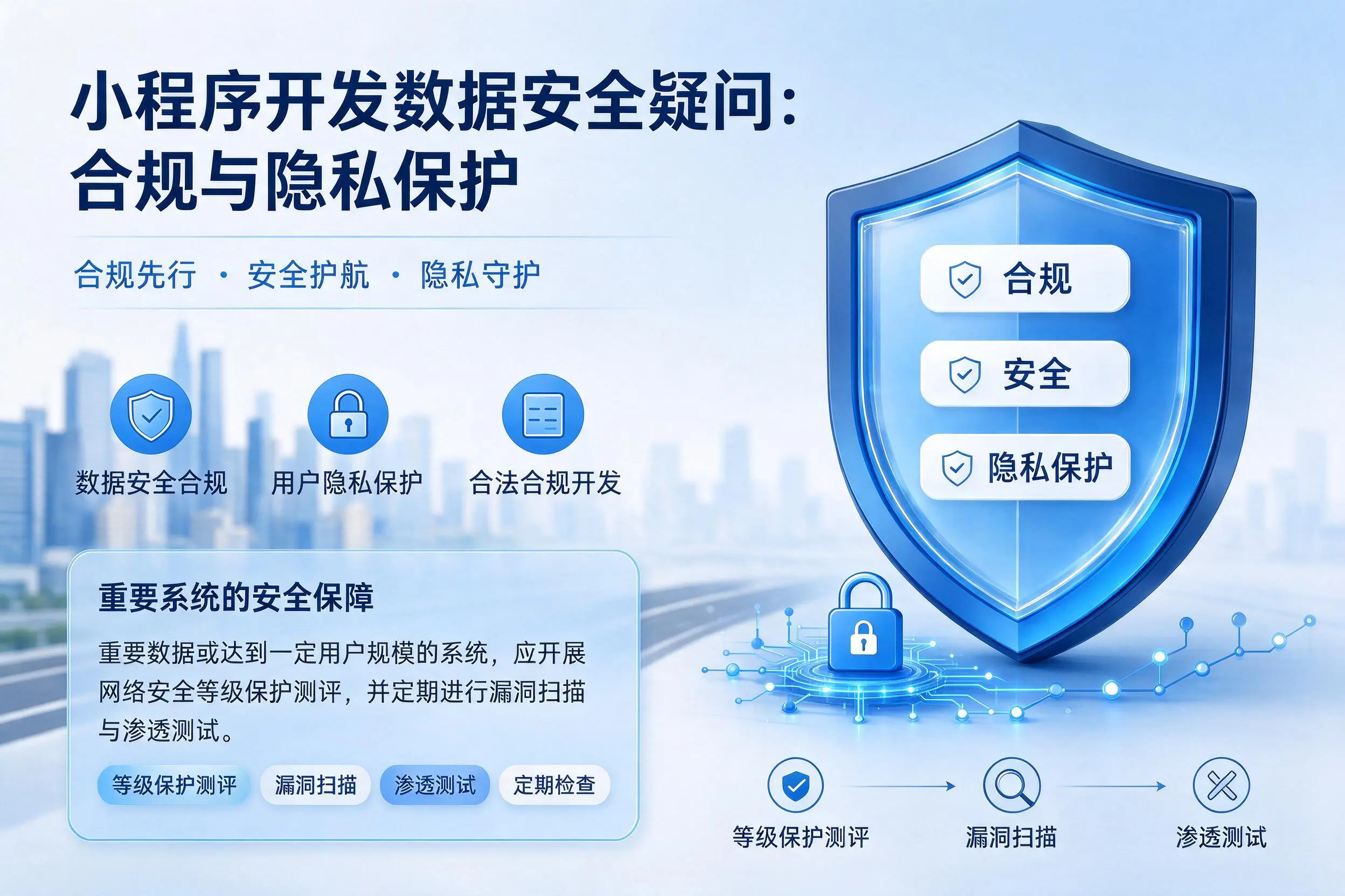 贵阳小程序开发数据安全疑问：合规与隐私保护