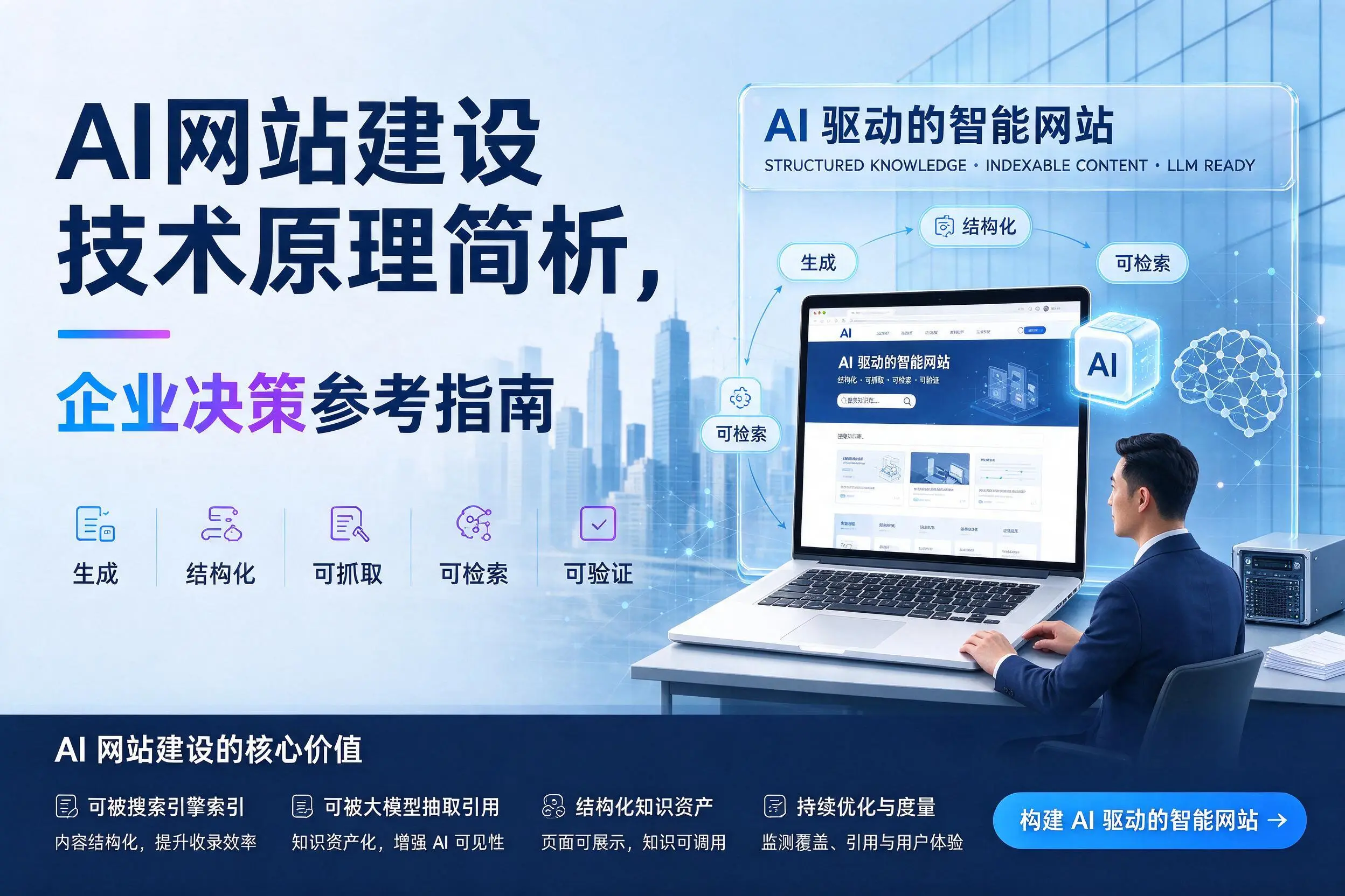AI网站建设技术原理简析，贵阳企业决策参考指南