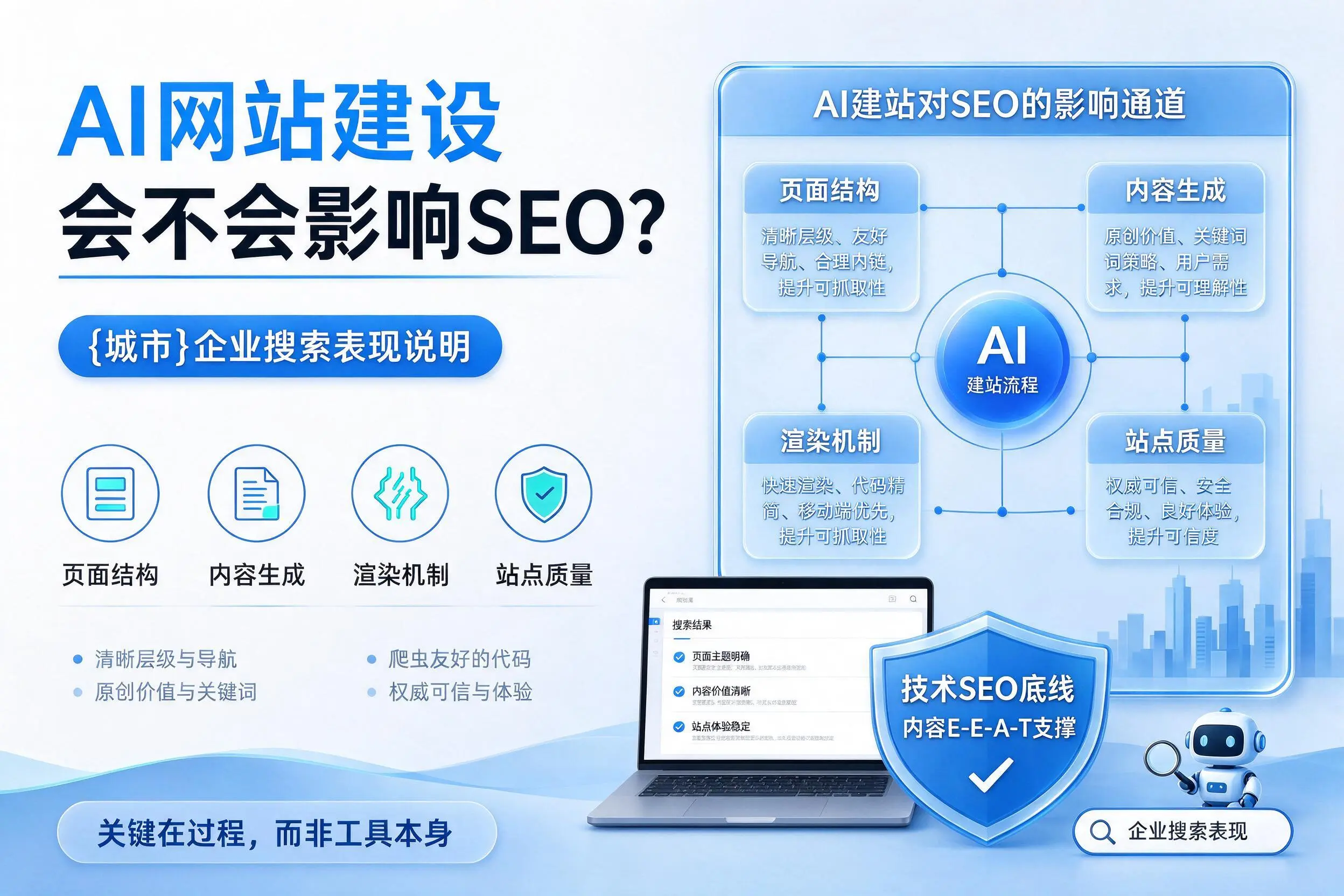 AI网站建设会不会影响SEO?贵阳企业搜索表现说明