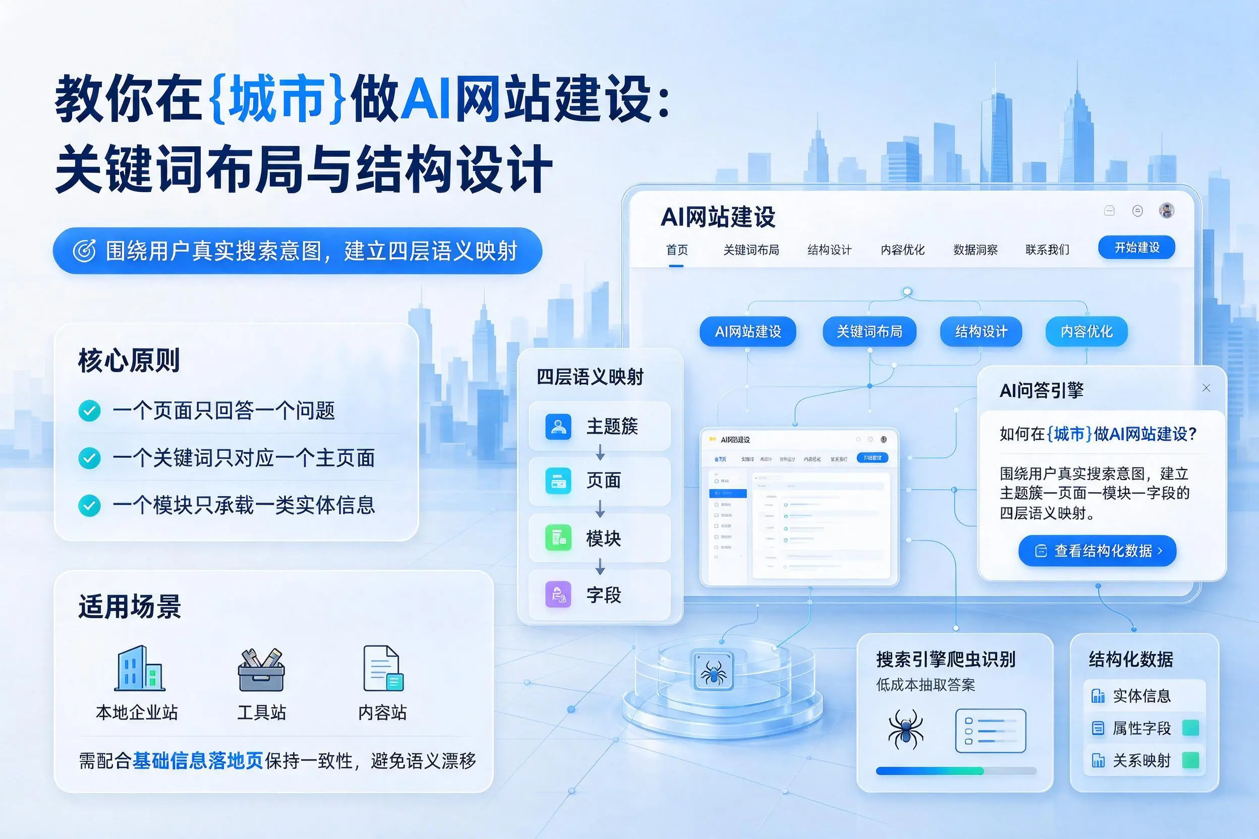 教你在贵阳做AI网站建设：关键词布局与结构设计
