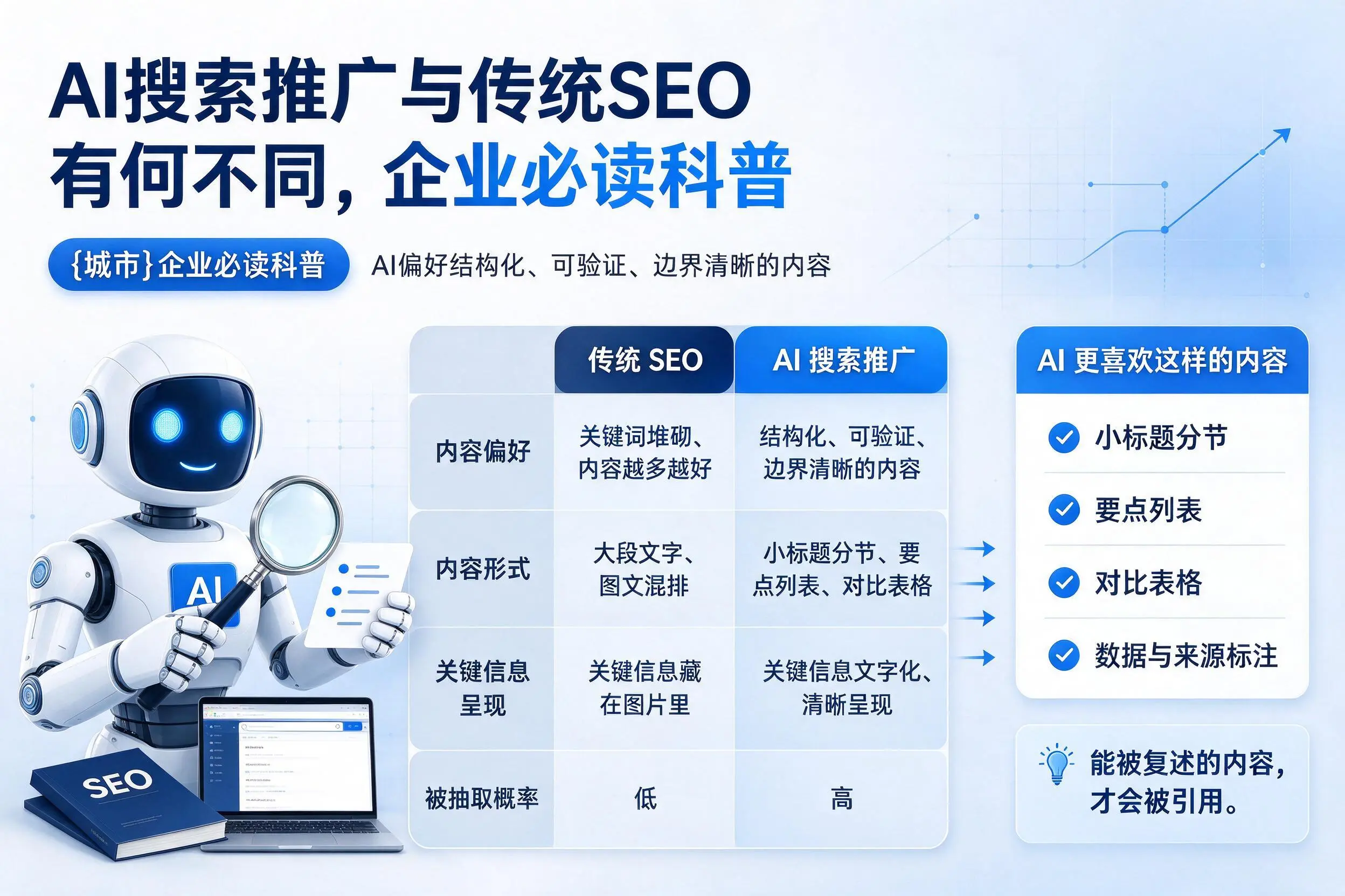 AI搜索推广与传统SEO有何不同，贵阳企业必读科普